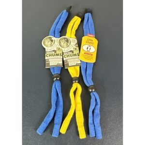 Chums LIttle Chums Eyeglasses Retainer Cord 3 Pack Blue Yellow New 0840